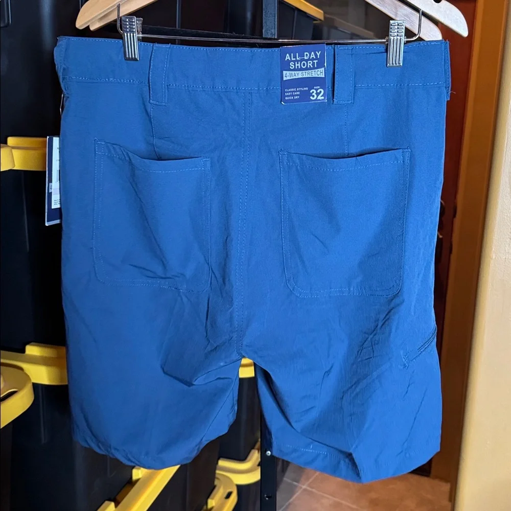 NWT Surf & Swim Co All Day Tech Hybrid Shorts 4-Way Stretch Quick Dry Size 32